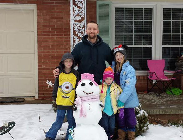 Me and the Kids this past winter